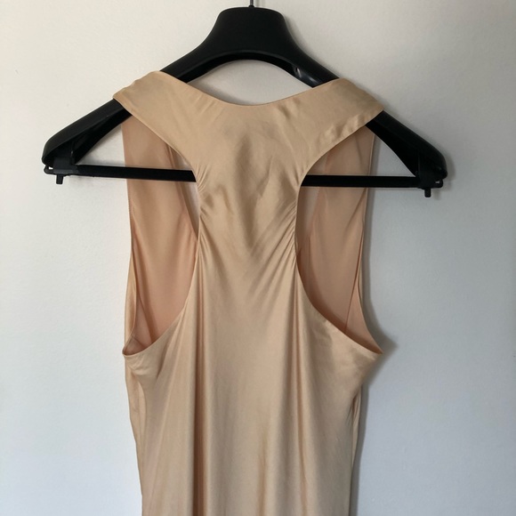 Long woman’s Satin slip-on dress size 14 - Picture 3 of 9